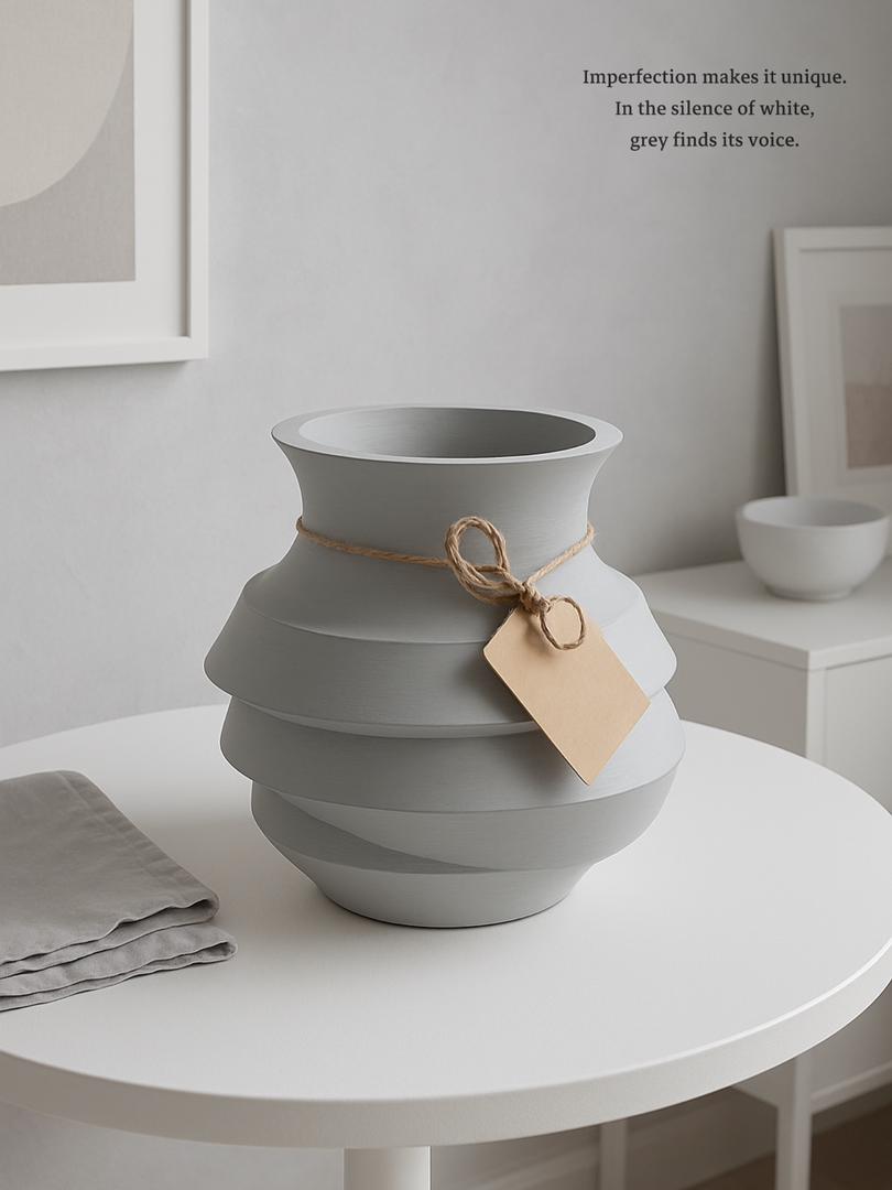 گلدان پلی استر دفرمه